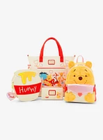 Loungefly Disney Winnie the Pooh Love Letter Faux Fur Figural Mini Backpack