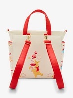 Loungefly Disney Winnie the Pooh Characters Hearts Convertible Tote Bag