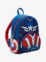 Loungefly Marvel Captain America: Brave New World Captain America Suit Figural Mini Backpack