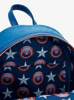 Loungefly Marvel Captain America: Brave New World Captain America Suit Figural Mini Backpack