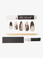 Blackheart Black Smoke Faux Nail Set