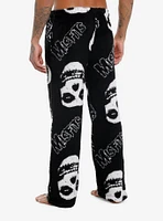 Misfits Logos Fuzzy Pajama Pants