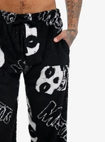 Misfits Logos Fuzzy Pajama Pants