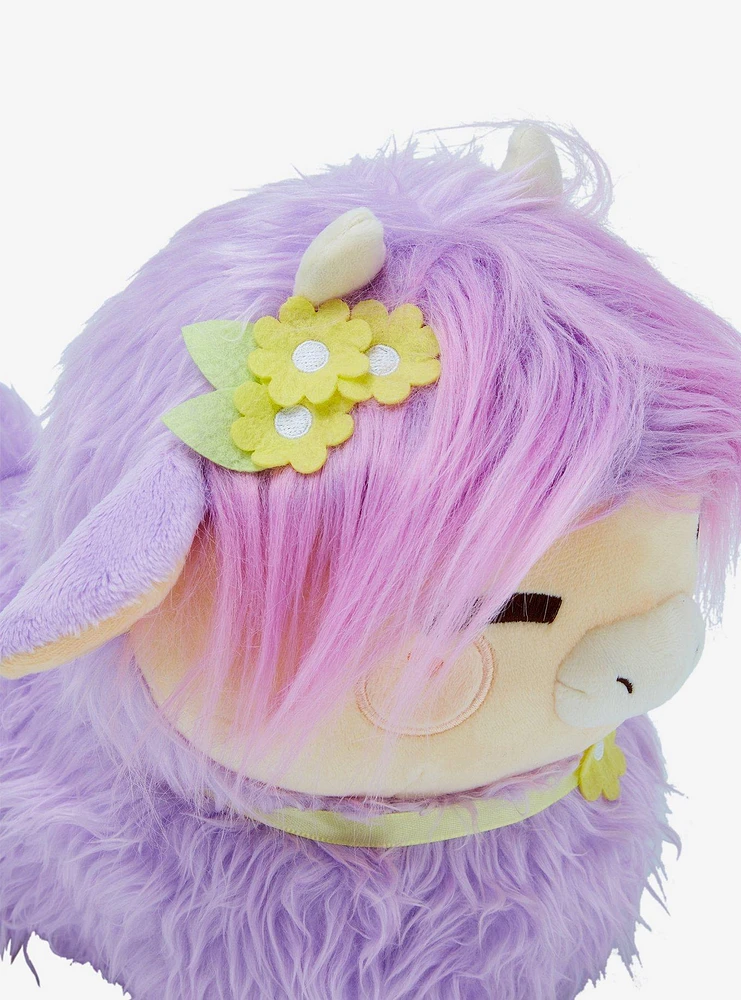 Honeymaru Lavender Long-Haired Cow Plush