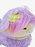 Honeymaru Lavender Long-Haired Cow Plush