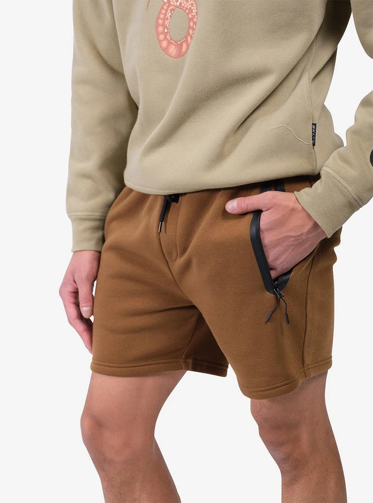 Toffee Seal Zip Pocket Short