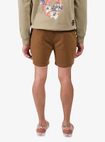 Toffee Seal Zip Pocket Short