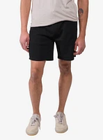 Black Zip Pocket Fleece Short