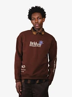 Brklyn Floral Shop Dark Mocha Crew Neck Sweatshirt