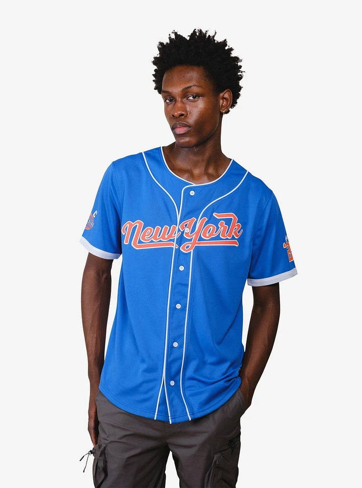 NY Excelsior Royal Blue Baseball Jersey