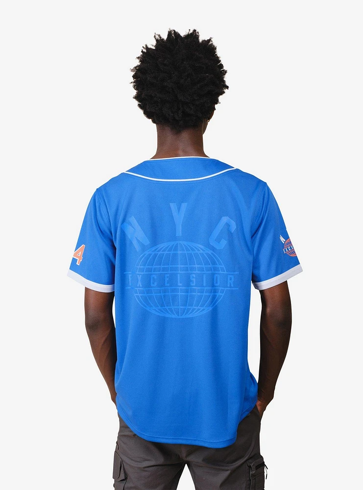 NY Excelsior Royal Blue Baseball Jersey