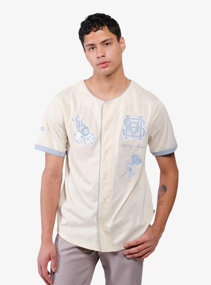 State of Mind Cream Baseball Jersey