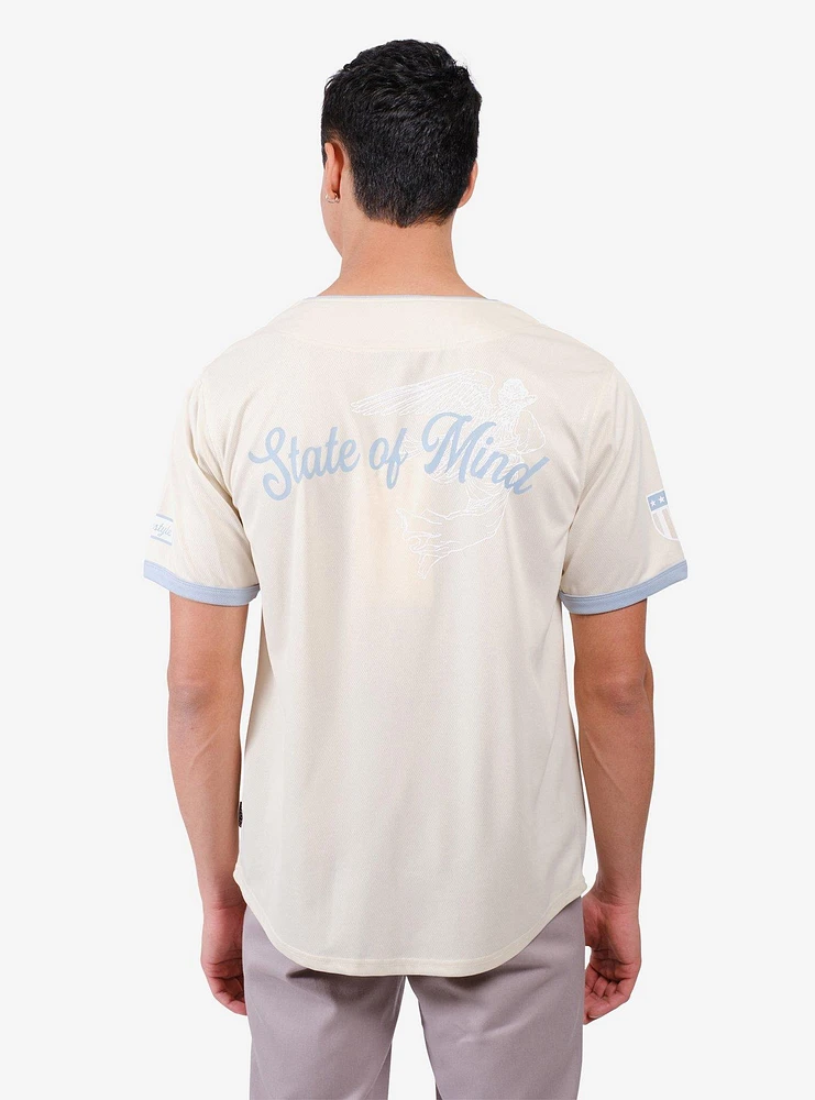 State of Mind Cream Baseball Jersey