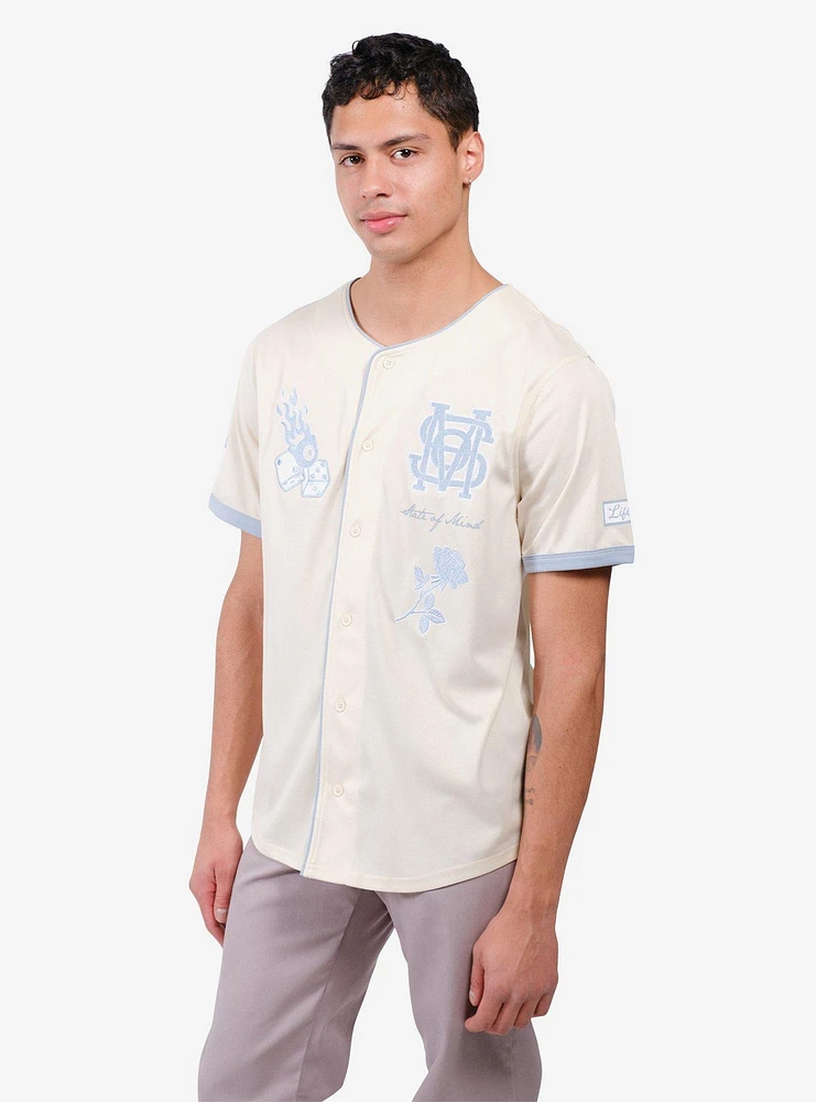 State of Mind Cream Baseball Jersey