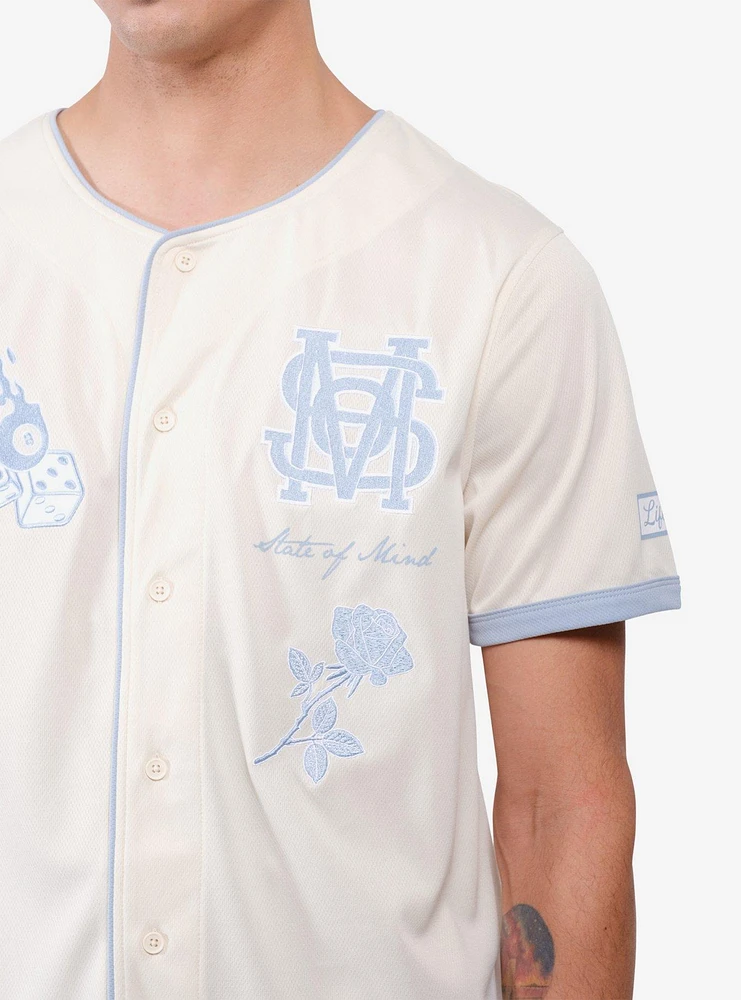 State of Mind Cream Baseball Jersey