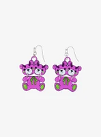 Social Collision Two-Headed Teddy Bear Monster Drop Earrings