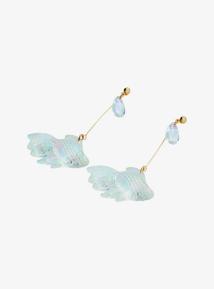 Sweet Society Opal Fish Drop Earrings