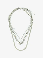 Social Collision Star Chain Layered Necklace