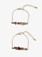 Sweet Society Cat & Mouse Strawberry Best Friend Bracelet Set