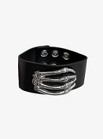 Social Collision Skeleton Hand Cuff Bracelet