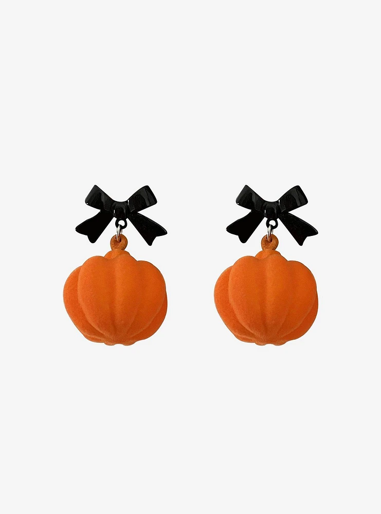 Pumpkin Bow Earrings