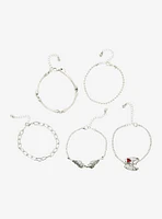 Social Collision Skeleton Parts Bracelet Set