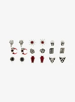 Social Collision Coffin Rose Stud Earring Set