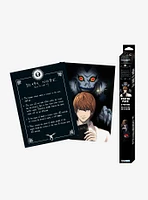 Death Note Glass Cup Keychain and Boxed Poster Set