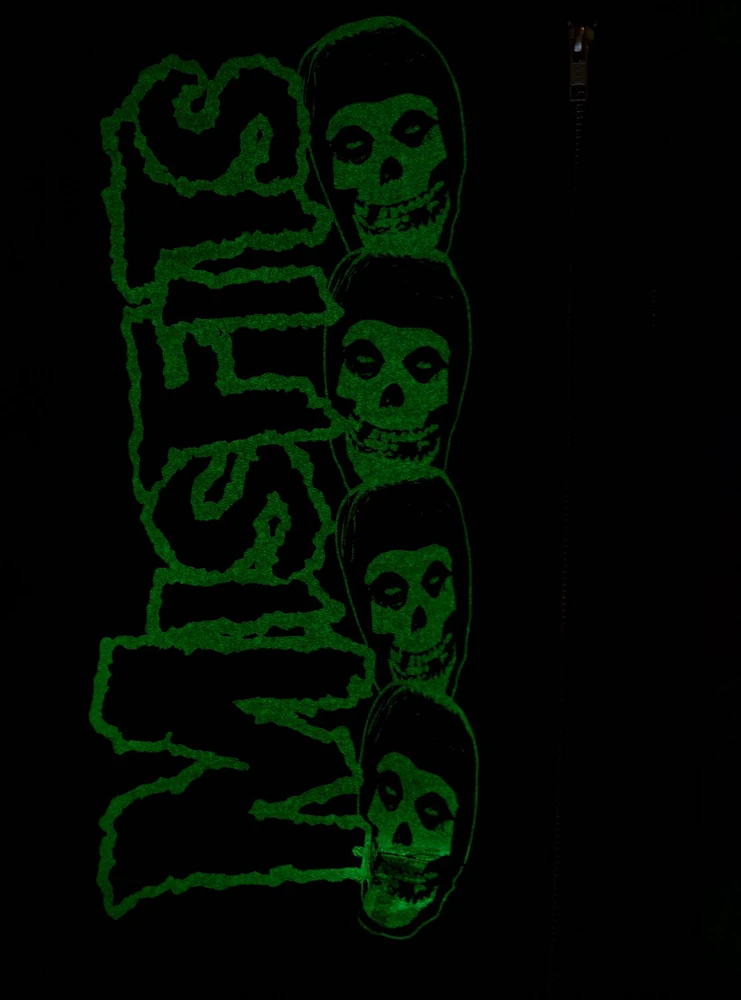 Misfits Crimson Ghost Glow-In-The-Dark Hoodie