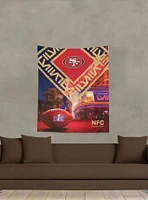 NFL 49ers SB58 Arrival Participant Small Printed Wall Tapestry