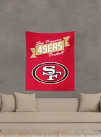 NFL Premium 49ers Printed Wall Tapestry