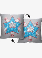 Marvel Captain America Bursting in Air Printed Throw Pillow