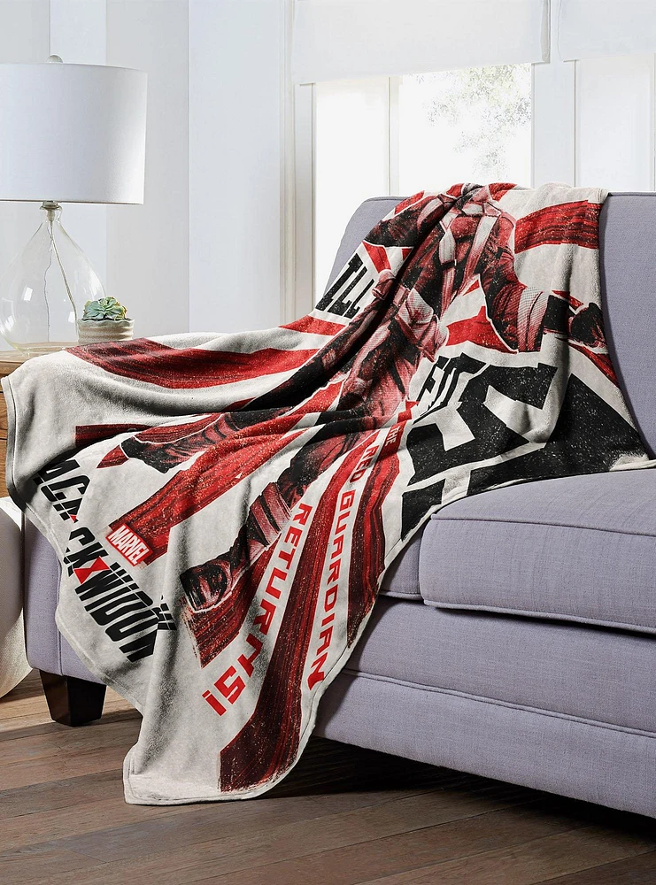 Marvel Black Widow Still Fits Silk Touch Throw Blanket