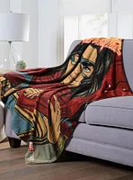 Marvel Ms. Marvel Presenting Ms. Marvel Silk Touch Throw Blanket