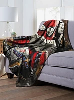 Marvel Spider-Man Web Capture Silk Touch Throw Blanket