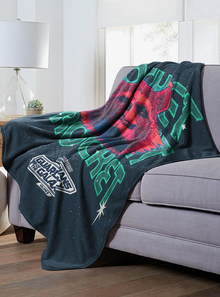 Marvel Guardians of the Galaxy 3 Among The Stars Silk Touch Throw