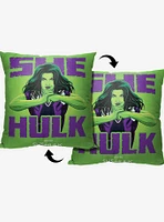 Marvel She Hulk Smash Printed Throw Pillow