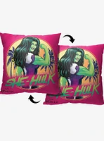 Marvel She Hulk Tropical She Hulk Printed Throw Pillow