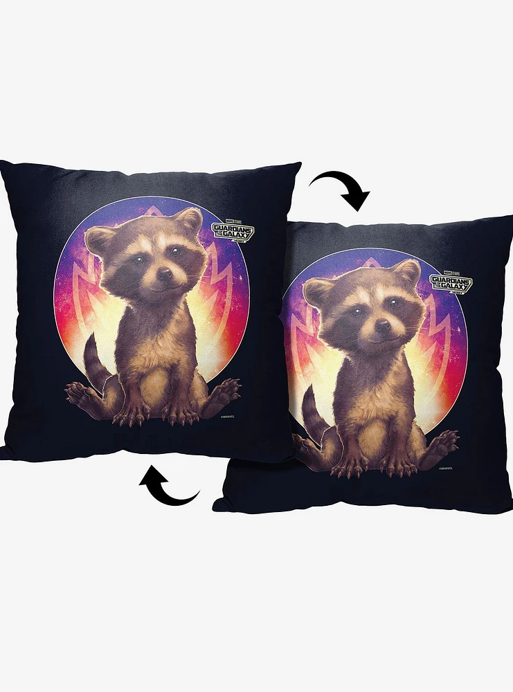 Marvel Guardians of the Galaxy 3 Baby Rocket Printed Throw Pillow