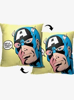 Marvel Captain America Good Work Printed Throw Pillow