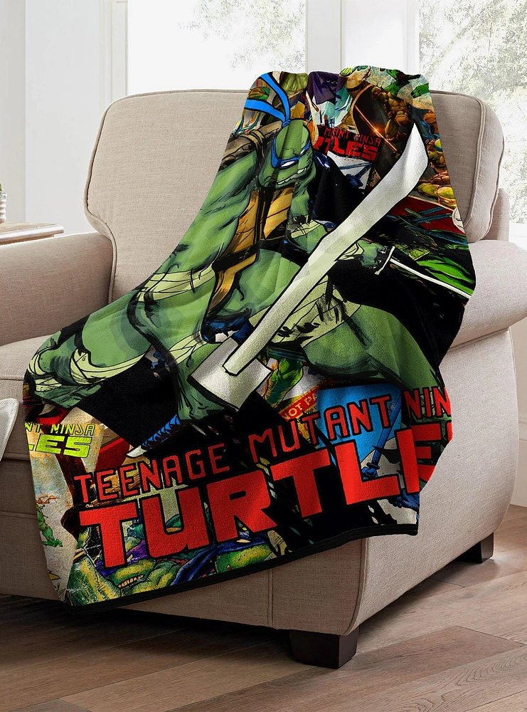 Teenage Mutant Ninja Turtles Leader Leo Micro Raschel Throw