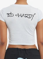 Ed Hardy Once Wounded, Twice Shy Rhinestone Girls Baby T-Shirt