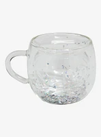 Sanrio Hello Kitty Head Confetti-Filled Glass Mug