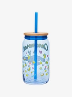 JoyJolt Sanrio Cinnamoroll Glass Tumbler and Straw