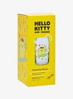 JoyJolt Sanrio Pompompurin Glass Tumbler and Straw