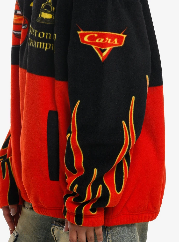 Disney Pixar Cars Lightning McQueen Girls Fleece Pullover Sweater