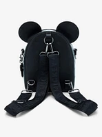 Loungefly Disney Mickey & Minnie Mouse Silhouette Allover Embossed Convertible Mini Backpack - BoxLunch Exclusive