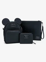 Loungefly Disney Mickey & Minnie Mouse Silhouette Allover Embossed Convertible Mini Backpack - BoxLunch Exclusive