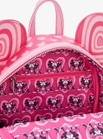 Loungefly Disney Mickey & Minnie Mouse Heart Ears Mini Backpack- BoxLunch Exclusive