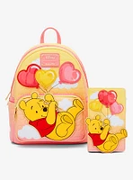 Loungefly Disney Winnie the Pooh Heart Balloon Pooh Bear Mini Backpack - BoxLunch Exclusive